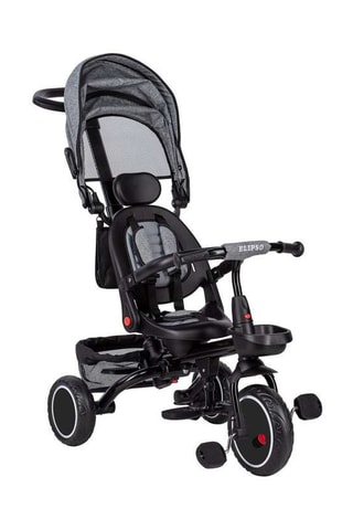 Triciclo evolutivo - Negro y gris - Desde 12 hasta 48 meses - Hasta 25 kg