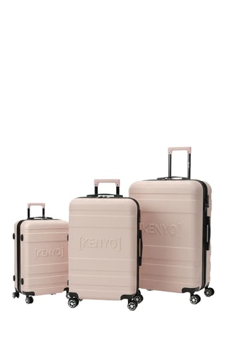 Set de 3 valises - Rose - 55/65/75,5 cm