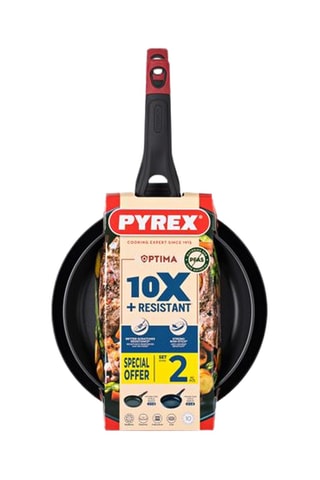 2 sartenes con revestimiento de cerámica Optima - 24 y 28 cm