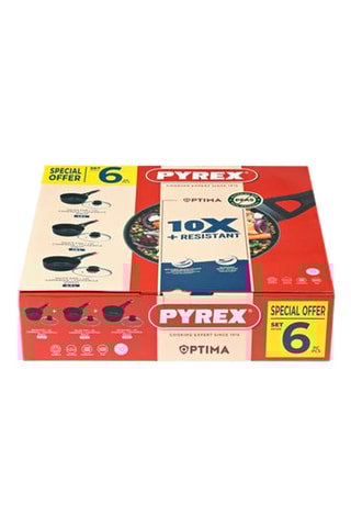 3 cazos con tapa Optima - 16/18/20 cm - 1,2/1,6/2,3 l