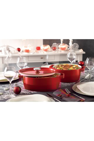 Cocotte ovalada de metal fundido SlowCook - 33 cm - 5,8 l
