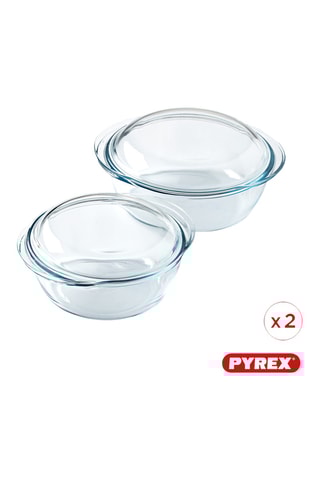 2 cocottes de vidrio de borosilicato Essentials - 27 cm - 2 l