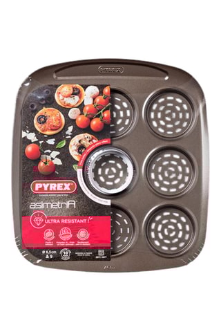 Molde para minipizzas Asimetria - 9 minipizzas