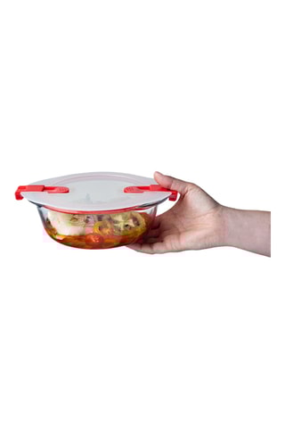 Fiambrera redonda de vidrio de borosilicato Cook & Heat - 2,3 l