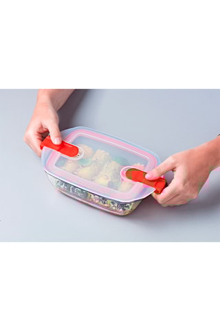 Fiambrera rectangular de vidrio de borosilicato Cook & Heat - 2,5 l