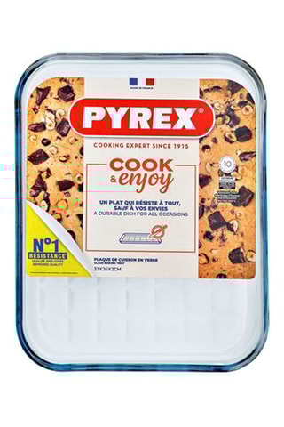 Placa de cocción de vidrio de borosilicato Bake & Enjoy - 32 x 26 cm