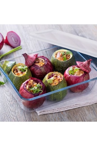 Fiambrera rectangular de vidrio de borosilicato Cook & Freeze - 4 l