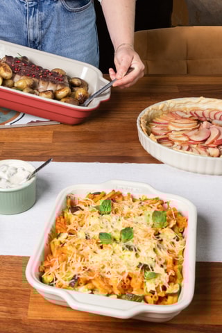 Fuente rectangular de cerámica para horno Pyrex Création - 29 x 22 cm