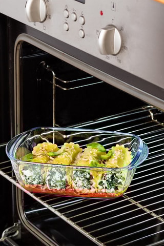 Fiambrera rectangular de vidrio de borosilicato Cook & Heat - 1,1 l