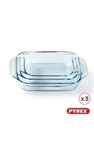 3 fuentes para horno rectangulares Irrésistible - 27 x 17 cm / 31 x 20 cm / 35 x 23 cm