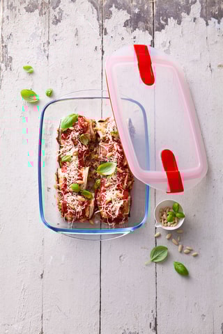 3 fiambreras rectangulares de vidrio de borosilicato Cook & Heat - 3 x 1,1 l