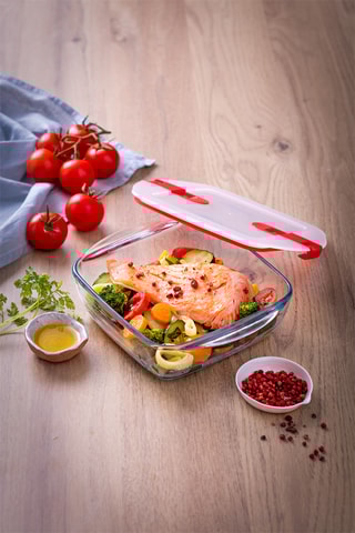 Caixa de conservação em vidro Pyrex Cook & Heat - 30 cl