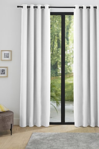 Cortinados opacos e térmicos - Branco - 140 x 260 cm