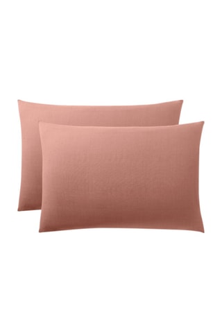 Fronha em algodão 57 fios/cm² - Rosa-velho