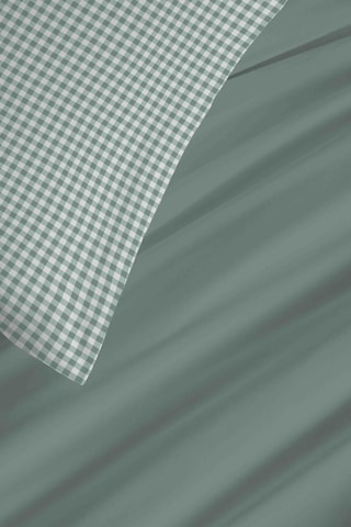 Conjunto de edredão em algodão 57 fios/cm² Gabrielle - Sálvia