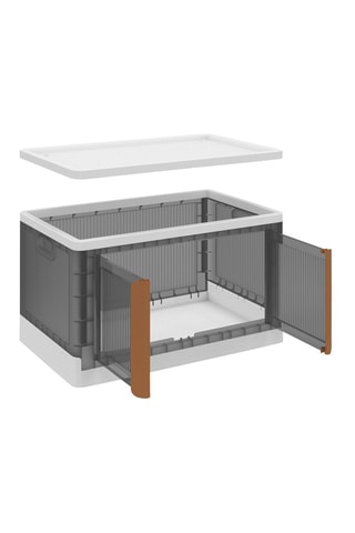 Boîte de rangement empilable - 64 x 40 x 37 cm  