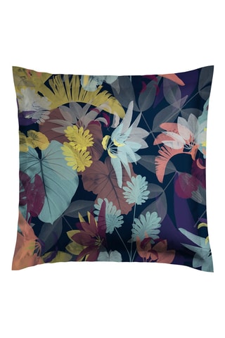 Funda de almohada de satén de algodón 80 hilos/cm² Tanzanie - Violeta