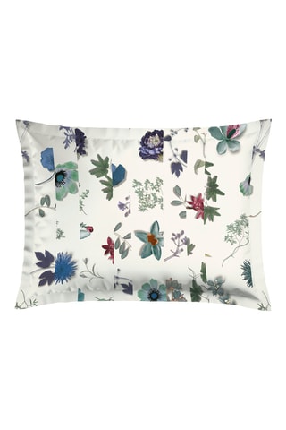 Funda de almohada de satén de algodón 80 hilos/cm² Semis - Amarillo