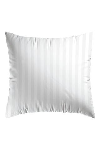 Funda de almohada reversible de satén de algodón 80 hilos/cm² Arles - Blanco