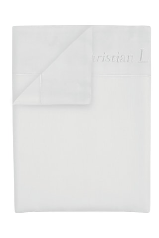 Sábana encimera de satén de algodón 80 hilos/cm² Uni 1 baratta - Blanco