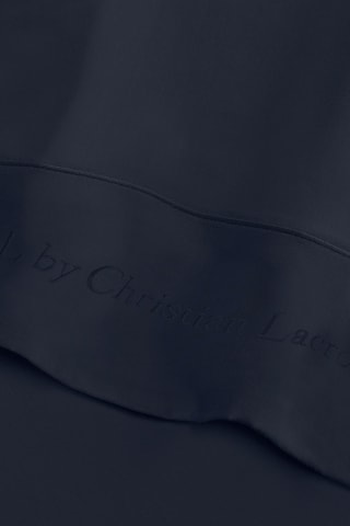 Sábana encimera de satén de algodón 80 hilos/cm² Uni 1 baratta - Azul noche