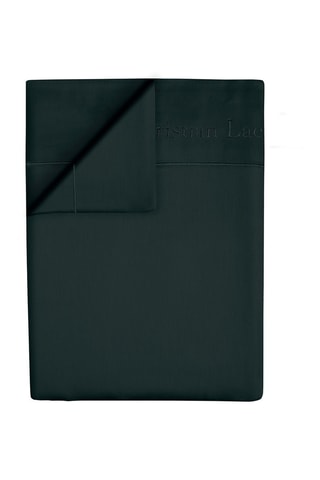 Sábana encimera de satén de algodón 80 hilos/cm² Uni 1 baratta - Gris oscuro