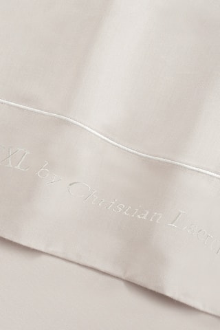 Sábana encimera de satén de algodón 80 hilos/cm² Uni 1 baratta - Topo