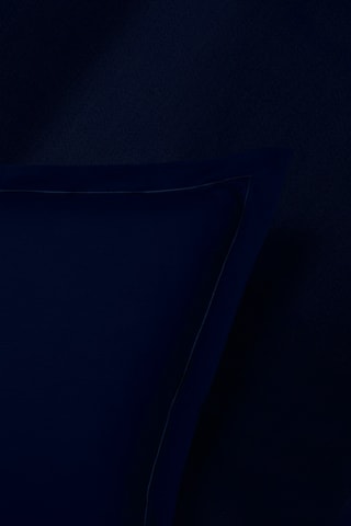 Juego de sábanas de satén de algodón 80 hilos/cm² Uni 1 baratta - Azul rey