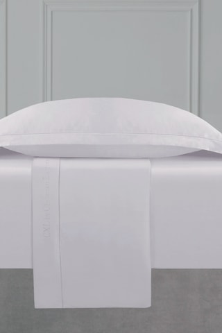 Juego de sábanas de satén de algodón 80 hilos/cm² Uni 1 baratta - Gris