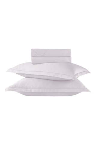 Juego de sábanas de satén de algodón 80 hilos/cm² Uni 1 baratta - Gris