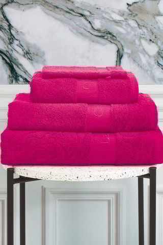 4 manoplas de baño Azur - Fucsia