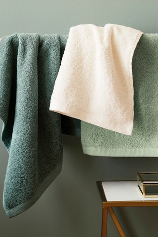 2 toallas de mano Azur - Marfil - 45 x 45 cm