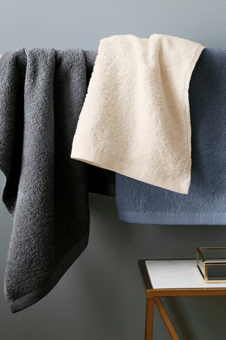 2 toallas de mano Azur - Beige - 45 x 45 cm