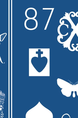 2 paños Amulette - Azul petróleo