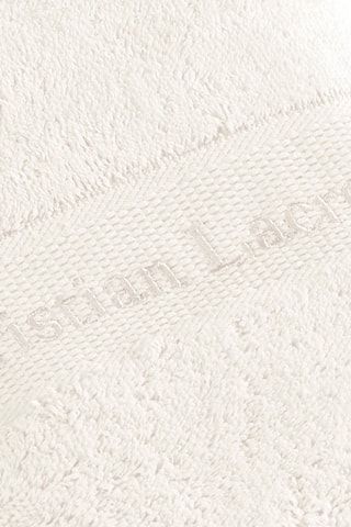 4 toallas de tocador Azur - Blanco - 30 x 30 cm