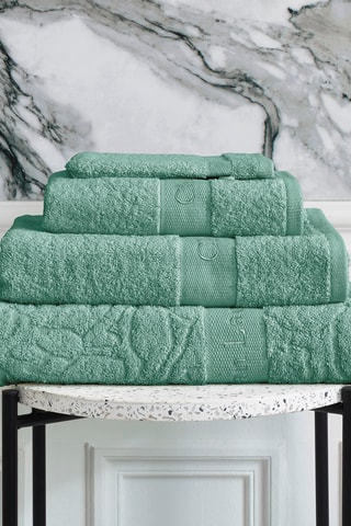 Toalla de baño Uni - Verde claro - 90 x 180 cm