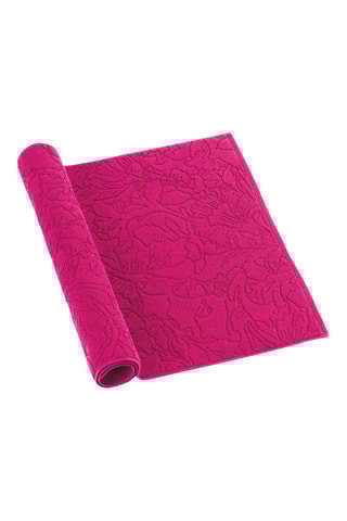 Alfombra de baño Arabesque - Fucsia - 60 x 100 cm