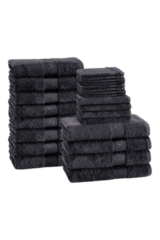 Juego de textil de baño - Gris oscuro