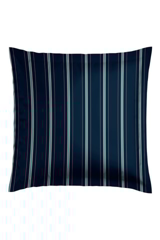 2 fundas de almohada de satén de algodón 80 hilos/cm² - Azul oscuro