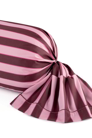 Funda de almohada de satén de algodón 80 hilos/cm² - Rosa