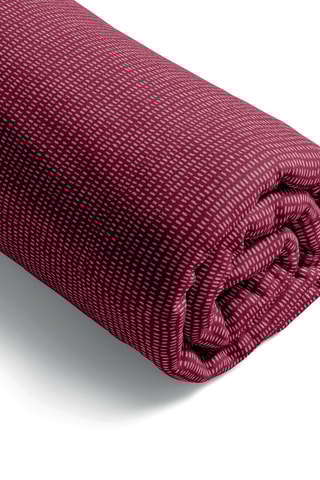 Sábana bajera de satén de algodón 80 hilos/cm² - Burdeos