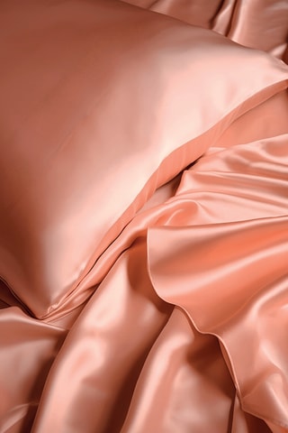 Funda de almohada de seda - Rosa