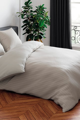 Juego de nórdico de satén de algodón 80 hilos/cm² - Beige claro