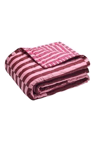 Colcha de satén de algodón 80 hilos/cm² - Rosa