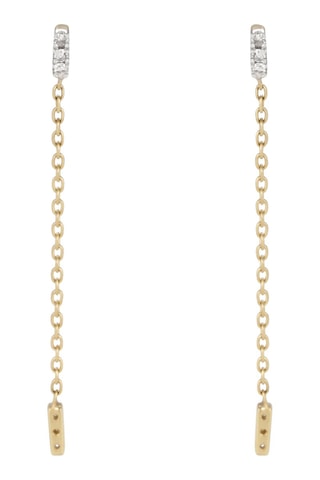 Oorbellen Patience - Geelgoud en Diamanten