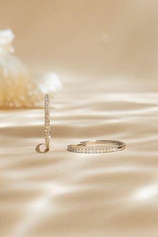 Creolen Light - Witgoud en Diamanten