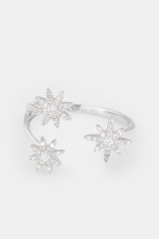 Ring Bouquet Glacé - Witgoud en Diamanten