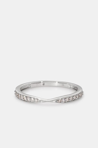 2 Ringen Duo de Bagues Carré Passion - Witgoud en Diamanten