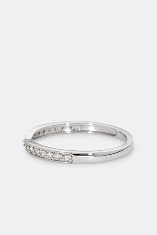 2 Ringen Duo de Bagues Carré Passion - Witgoud en Diamanten