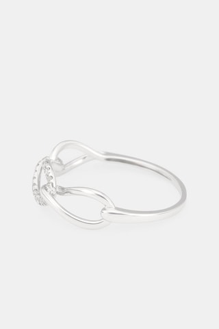 Ring Triple Boucles - Witgoud en Diamanten